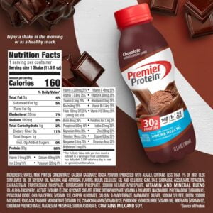 are premier protein shakes healthy